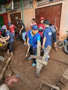 Bupati Bantaeng Pimpin Kerja Bakti di Sejumlah Titik Banjir