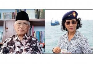 Gus Mus Dukung Suara Lantang Susi Pudjiastuti Jaga Sumber Daya Laut Indonesia