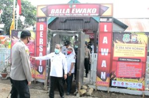 Bupati Sidrap Pantau Pos Balla Ewako Desa Lise