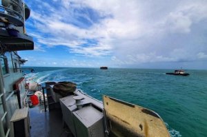 Dikejar KRI Kujang-642, Kapal Asing MT Tenggiri Lolos ke Perairan Singapura