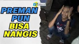Jagoan Saat Tawuran, Giliran Ditangkap Malah Nangis
