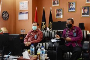 Kakanwil Kemenkumham Sulsel Ikuti Rakor Evaluasi Pelaksanaan Anggaran Kemenkumham TA 2020
