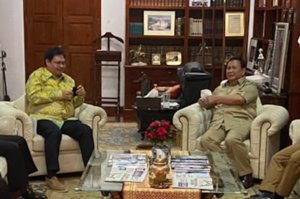Persoalan Ini jadi Pembahasan Pertemuan Prabowo dan Airlangga