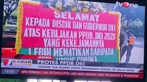 Gubernur Anies Dikirimi Karangan Bunga Kekecewaan PPDB, Ferdinand: Kau Bisa Kerja Ngga Sih?