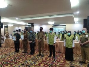 Lepas Pendamping Gizi dan Konseler, Nurdin Abdullah Harap Angka Stanting Turun