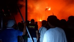 Pasar Senggol Terbakar, Warga dan Petugas Waspada Kecurian