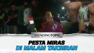 Disatroni Polisi, Emak emak “Bersapu” Nangis Minta Anaknya Dilepas