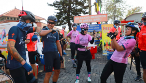 Nirina Zubir Gowes Bersama Ganjar Pranowo, Tempuh Jarak 100 Km