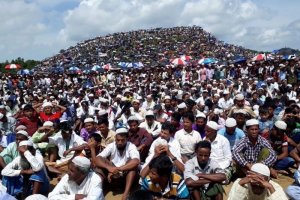 Peringati Kekejaman Militer Myanmar, Muslim Rohingya Aksi Diam