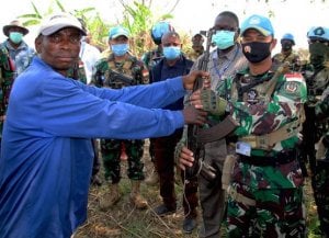 TNI Kontingen Garuda Buat 32 Milisi Takluk, Begini Kejadiannya