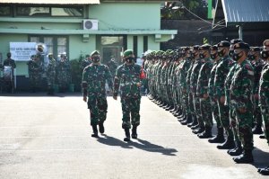 Bantu Polisi Amankan Pilwalkot Makassar, Begini Kesiapan Personil TNI AD
