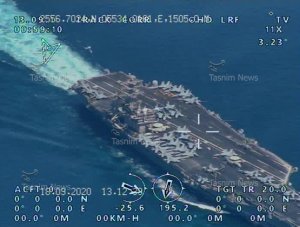 Drone Iran Awasi Pergerakan Kapal Induk AS, Ini Penampakannya