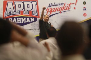 Relawan Kalla Dikukuhkan, Solihin Kalla: Kalau Mau Makassar Bangkit, Pilih Appi-Rahman