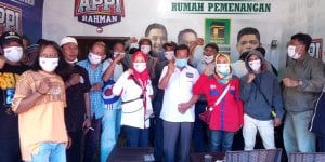 Aksa Mahmud Turun Gunung, Bakar Semangat 200 Relawan Appi-Rahman