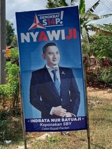 Ramai Baliho Keponakan SBY Nyalon Bupati, Netizen: Bodo Amat!