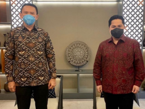 Bertemu Erick Thohir Usai Bikin Gaduh, Ahok: Kritik Saya Diterima