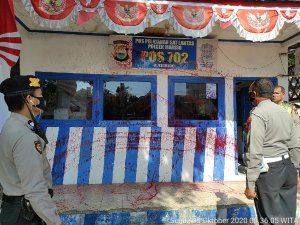 Pos Polisi di Makassar Diteror OTK