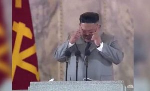 Momen Langka… Kim Jong Un Menangis dan Minta Maaf ke Rakyatnya