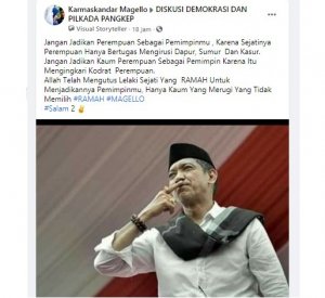 Ketua Majelis Taklim Tanggapi Kampanye Hitam “Jangan Jadikan Perempuan Pemimpin”