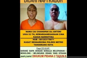 Kabur dari Lapas, Terpidana Mati Asal Tiongkok Cai Changpan Butuh 21 Menit