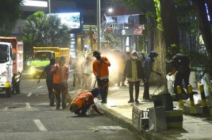 Kerusakan Fasilitas Publik di Kota Surabaya Sangat Parah