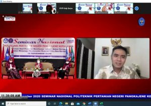 Politani Pangkep Sukses Menggelar Seminar Nasional Virtual