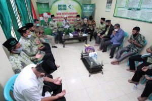 Minta Restu ke PCNU Makassar, AGH Baharuddin HS Doakan Appi-Rahman