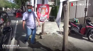 Trotoar Ditanami Pohon, Erwin Aksa Sebut Kebijakan Danny Pomanto Amburadul