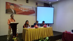Sosialisasi Perda Kepemudaan, Kasrudi Ajak Pemuda Gunakan Hak Pilih di Pilwalkot