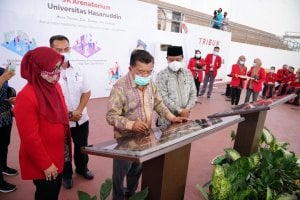 Wagub Sulsel Dampingi JK Resmikan Arenatorium Unhas