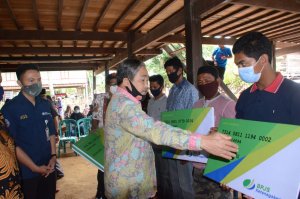 Ahli Waris Anggota KTNA Terima Santunan BPJAMSOSTEK