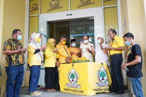 Pengurus DPD I Golkar Sulsel Taufan Pawe Masuk Kantor setelah Mendapat SK dari DPP Golkar