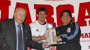 Maradona Meninggal Dunia, Messi: Ia Abadi
