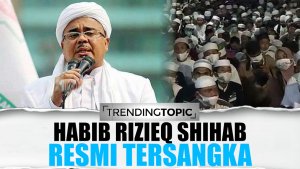 Gegara Kerumunan, Polisi Akhirnya Tersangkakan H  R  S !
