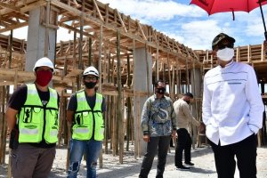 Gubernur Sul-Sel Nurdin Abdullah Tinjau Pembangunan Rest Area Jeneponto