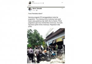 FPI Sedang Laris Dibahas, Muncul Hoaks Anggotanya Enggan Bayar Motor yang Digadai