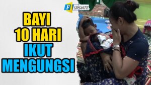 Akibat Banjir, Bayi Berusia 10 Hari Turut Mengungsi