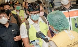 Sandiaga Tetap Kerja, Langsung Tinjau Lokasi Wisata di Bali