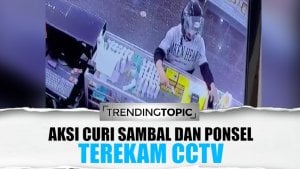 Ini Rekaman CCTV Pencurian Sambal dan Ponsel di Toko Oleh-oleh Khas Makassar