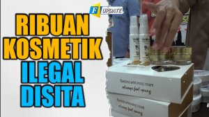 Waspada!!! Ribuan Kosmetik Ilegal Siap Edar Disita, Dua Orang Diamankan Polisi