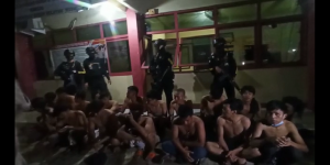 Dor!!! Pelaku Tawuran Ditangkap Usai Digertak Tembakan Peringatan Polisi