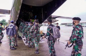 1.164 Personil TNI dari Tiga Matra Bantu Korban Gempa Sulbar