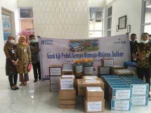 Bank BJB Kirim Popok Bayi dan Perlengkapan Ibadah untuk Korban Bencana Gempa Sulbar