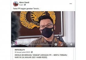 Hoaks Lima Terduga Teroris Terkait Jaringan FPI