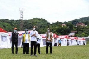 Kemenkes Screening Korban Gempa Sulbar