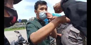 Tak Terima Ditegur Tidak Pakai Masker,  Mahasiswa di Gowa Lawan Satpol PP Berdebat