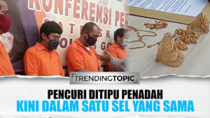 Pencuri Emas Kena Tipu Penadah, Kini Mendekam di Sel yang Sama