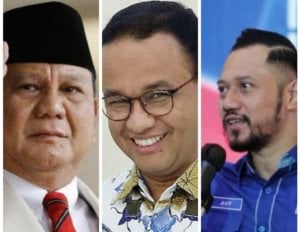 Survei Capres IndexPolitica: Prabowo Dibuntuti Anies, AHY Keempat
