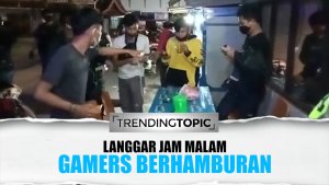 Langgar Jam Malam, Gamers Berhamburan saat Dibubarkan Aparat Gabungan di Makassar