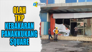 Polisi Lakukan Olah TKP Selidiki Penyebab Kebakaran di Panakkukang Square